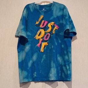 NIKE Bleached Tee By ME!!! Size XL.